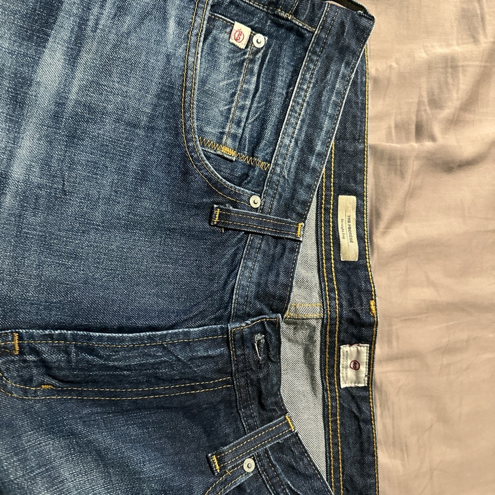 AG Adriano Goldschmied Relaxed Fit Blue Jeans